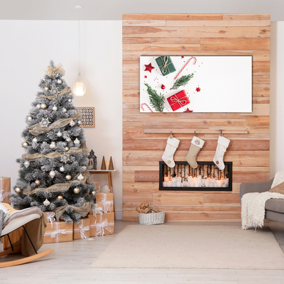 Pintura em vidro Presente Doces Enfeites Natal