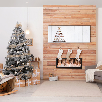 Pintura em vidro Decorações de Natal de gengibre