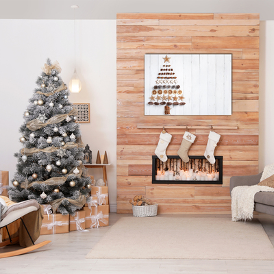 Pintura em vidro Decorações de Natal de gengibre