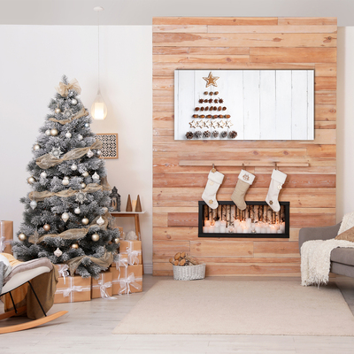 Pintura em vidro Decorações de Natal de gengibre