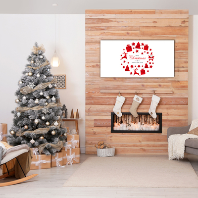 Pintura em vidro Decorações de Natal Feriados