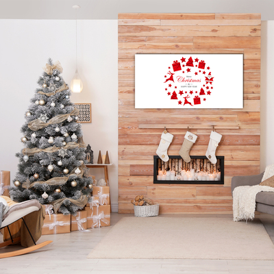 Pintura em vidro Decorações de Natal Feriados
