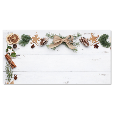 Pintura em vidro Biscoito de gengibre para as férias de Natal