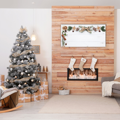 Pintura em vidro Biscoito de gengibre para as férias de Natal