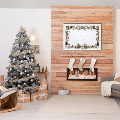 Pintura em vidro Biscoito de gengibre para as férias de Natal