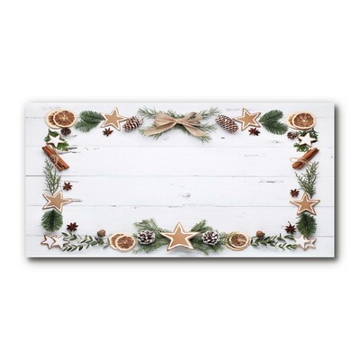 Pintura em vidro Biscoito de gengibre para as férias de Natal