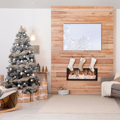 Pintura em vidro Flocos de neve Neve de inverno