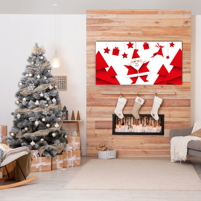 Pintura em vidro Presentes de Natal do Papai Noel