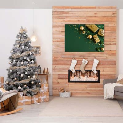 Pintura em vidro Presentes Decorações Férias de Inverno