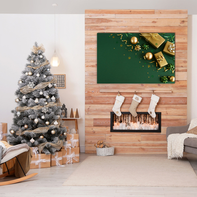 Pintura em vidro Presentes Decorações Férias de Inverno