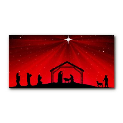 Pintura em vidro Férias de Natal com Estrelas