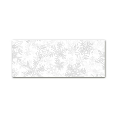 Pintura em vidro Flocos de neve de inverno