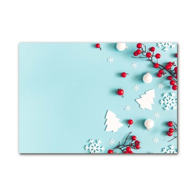Pintura em vidro Decorações de floco de neve de Natal