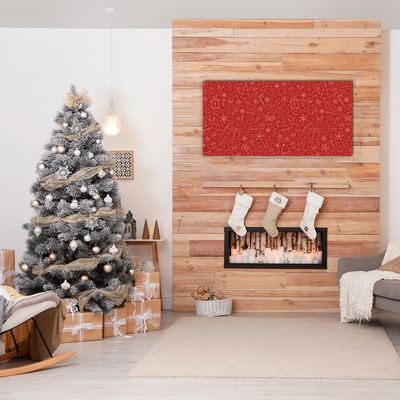Pintura em vidro Enfeites de Natal Decoração de Inverno