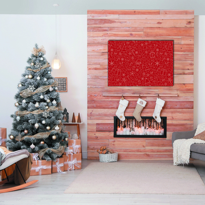 Pintura em vidro Enfeites de Natal Decoração de Inverno