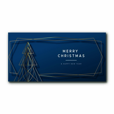 Pintura em vidro Árvore de Natal para as férias de Natal