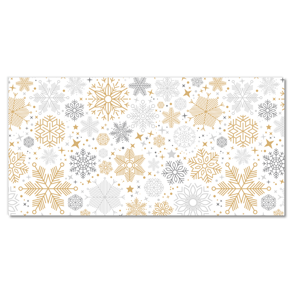 Pintura em vidro Flocos de neve Natal Inverno