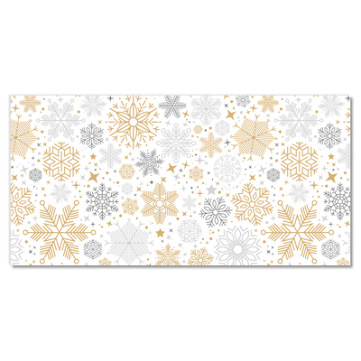 Pintura em vidro Flocos de neve Natal Inverno