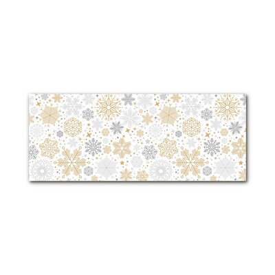 Pintura em vidro Flocos de neve Natal Inverno