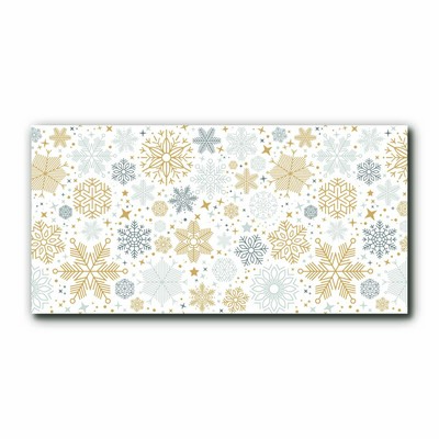 Pintura em vidro Flocos de neve Natal Inverno