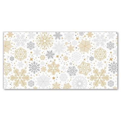 Pintura em vidro Flocos de neve Natal Inverno