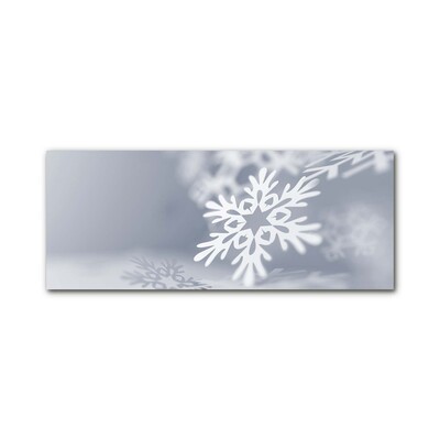 Pintura em vidro Decoração de Natal com Flocos de Neve