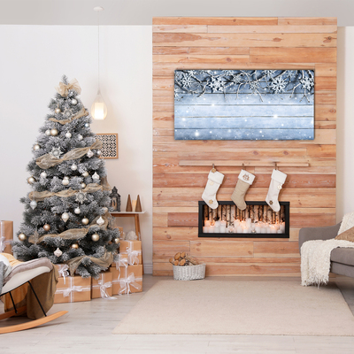 Pintura em vidro Feriados Flocos de neve Inverno Geada