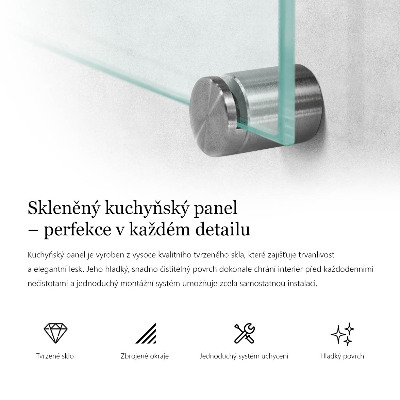 Backsplash cozinha transparente