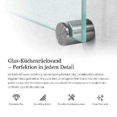 Backsplash cozinha transparente