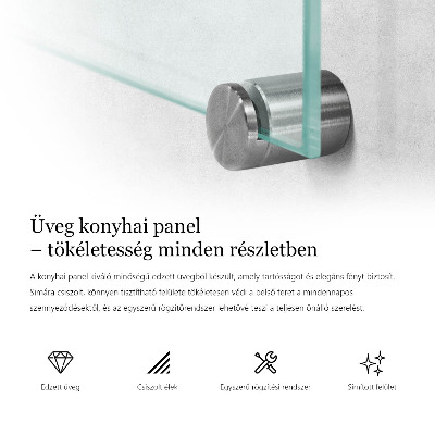 Backsplash cozinha transparente