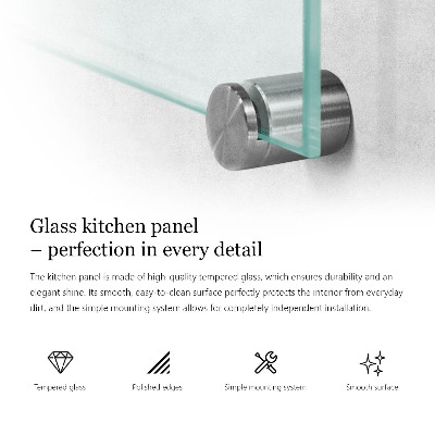 Backsplash cozinha transparente