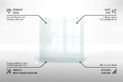Backsplash cozinha transparente