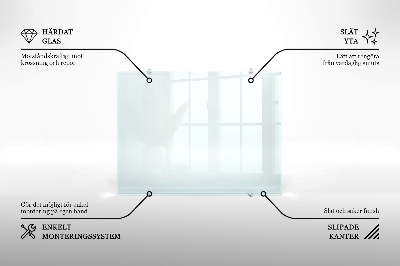 Backsplash cozinha transparente