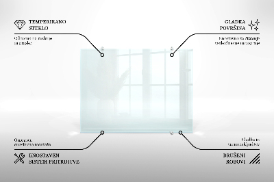 Backsplash cozinha transparente
