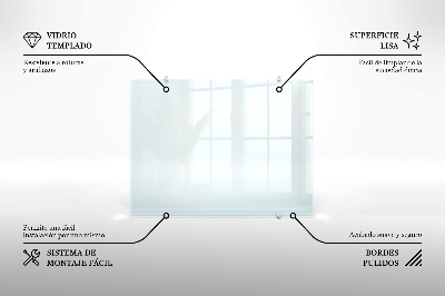 Backsplash cozinha transparente