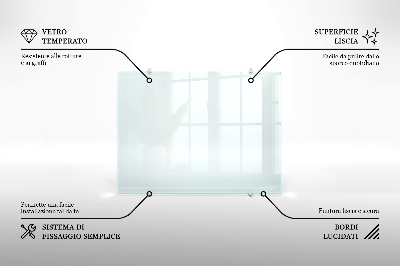 Backsplash cozinha transparente