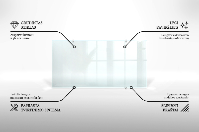 Backsplash cozinha transparente