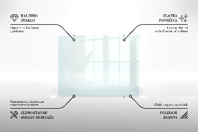 Backsplash cozinha transparente