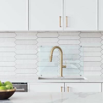 Backsplash cozinha transparente