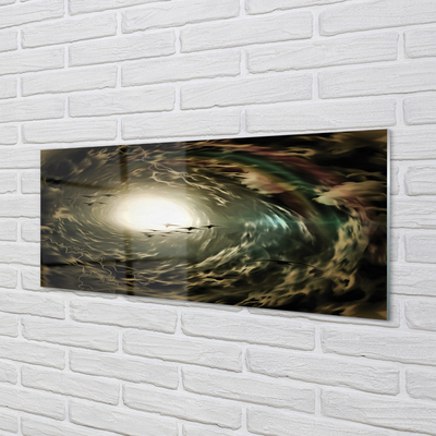 Painel de vidro Pássaros das nuvens