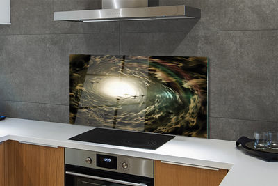 Painel de vidro Pássaros das nuvens