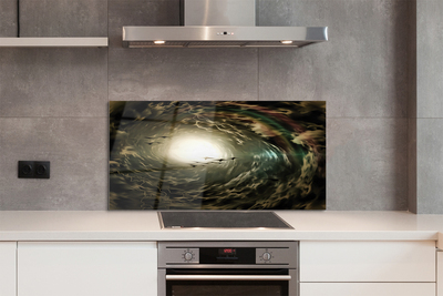 Painel de vidro Pássaros das nuvens