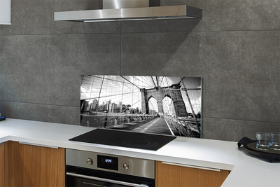 Painel de vidro Ponte Arranha-céu