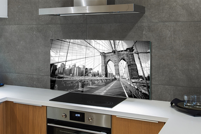 Painel de vidro Ponte Arranha-céu