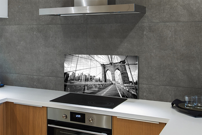 Painel de vidro Ponte Arranha-céu