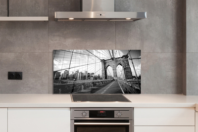 Painel de vidro Ponte Arranha-céu