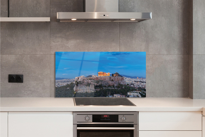 Painel de vidro Panorama da Grécia em Atenas