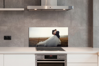 Painel de vidro Paraíso dos noivos