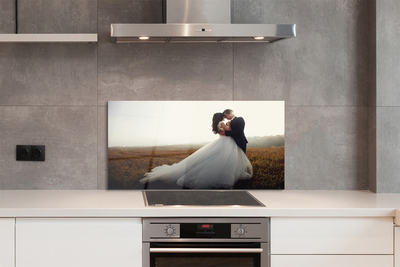 Painel de vidro Paraíso dos noivos