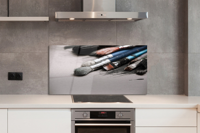 Painel de vidro Pincéis de pintura